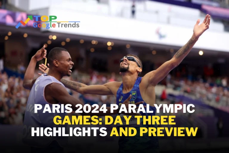 Paris 2024 Paralympic Games: Day Three Highlights and Preview