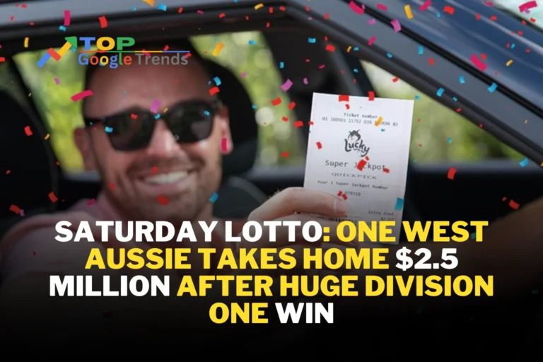 Saturday Lotto: One West Aussie Takes Home $2.5 Million After Huge Division One Win