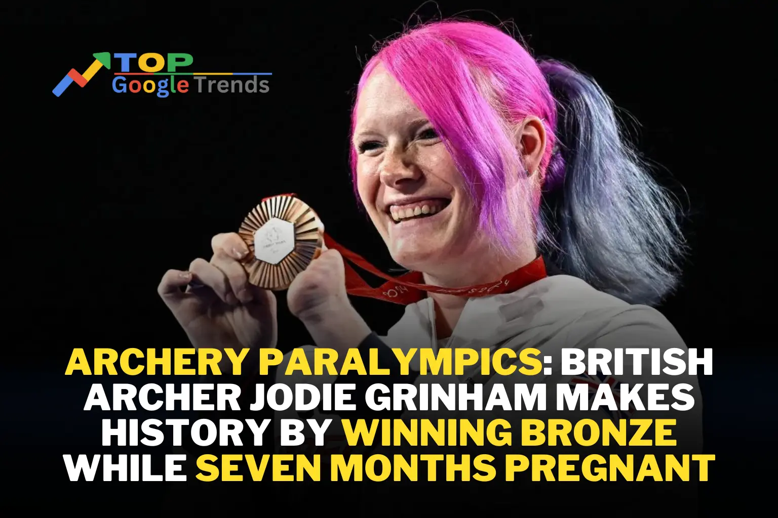 Archery Paralympics: British Archer Jodie Grinham Makes History by Winning Bronze While Seven Months Pregnant