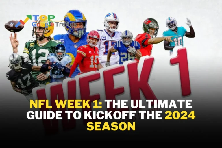 NFL Week 1: The Ultimate Guide to Kickoff the 2024 Season