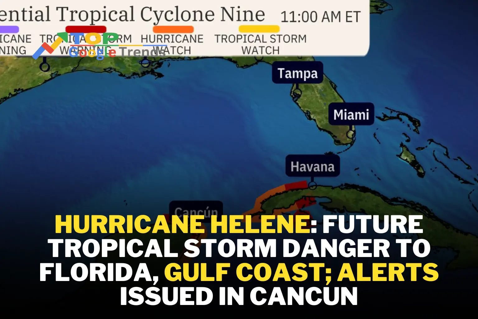 Hurricane Helene: Future Tropical Storm Danger To Florida, Gulf Coast; Alerts Issued In Cancun